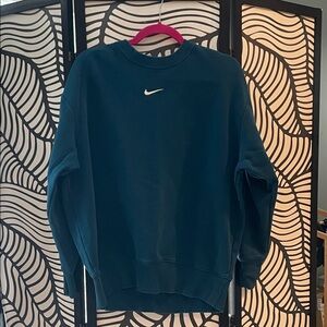 Nike Men's Teal Crewneck Sweater